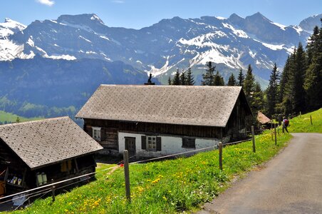 Mountain group mountains swiss alps photo