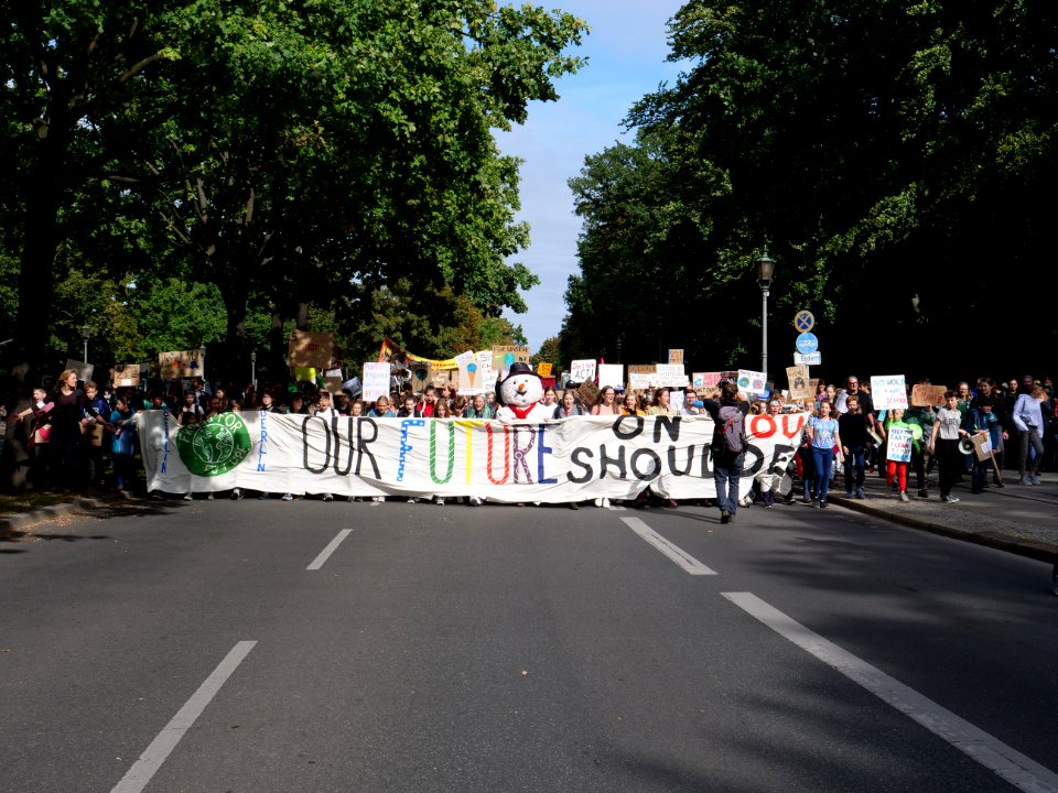 Front of the 3rd Global Climate Strike Berlin FridaysForFuture demonstration 97