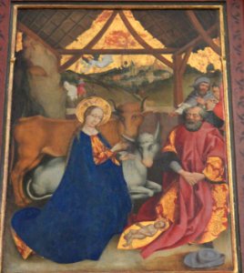 Friesach - Deutschordenskirche - Hochaltar - Geburt Christi
