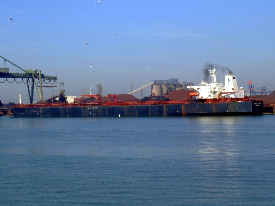 Front Climber - IMO 8906896 - Callsign S6MZ - photo6, Mississippi harbour, Port of Rotterdam, Holland 15-Apr-2007