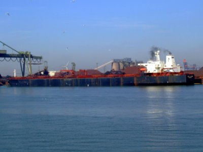 Front Climber - IMO 8906896 - Callsign S6MZ - photo6, Mississippi harbour, Port of Rotterdam, Holland 15-Apr-2007