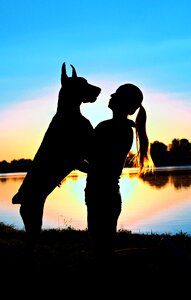 Silhouette sunrise love