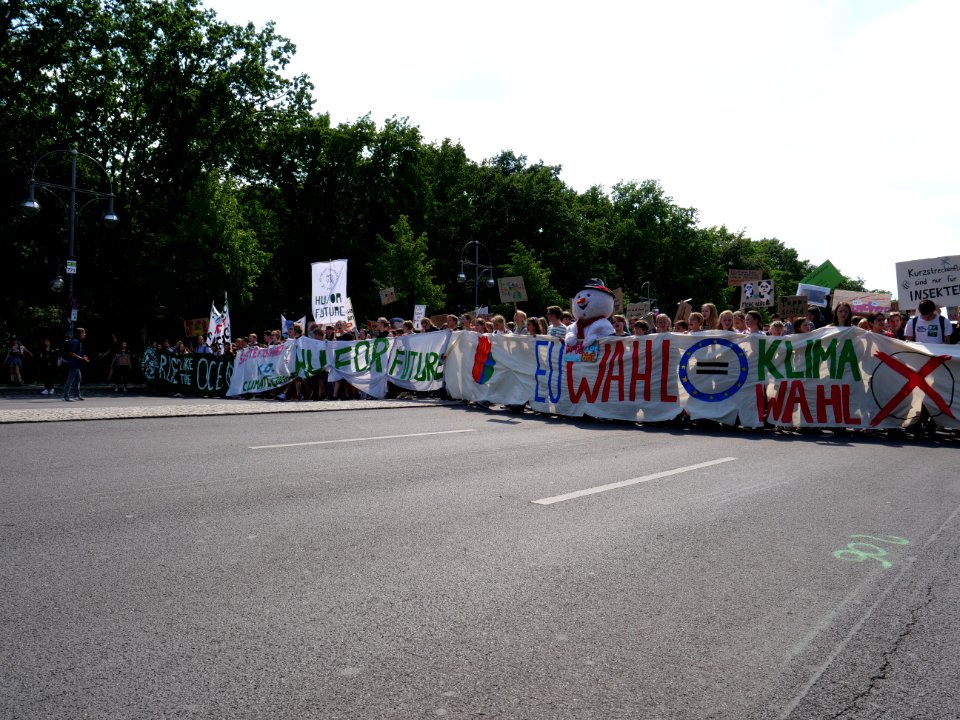Front of the FridaysForFuture protest Berlin 24-05-2019 142