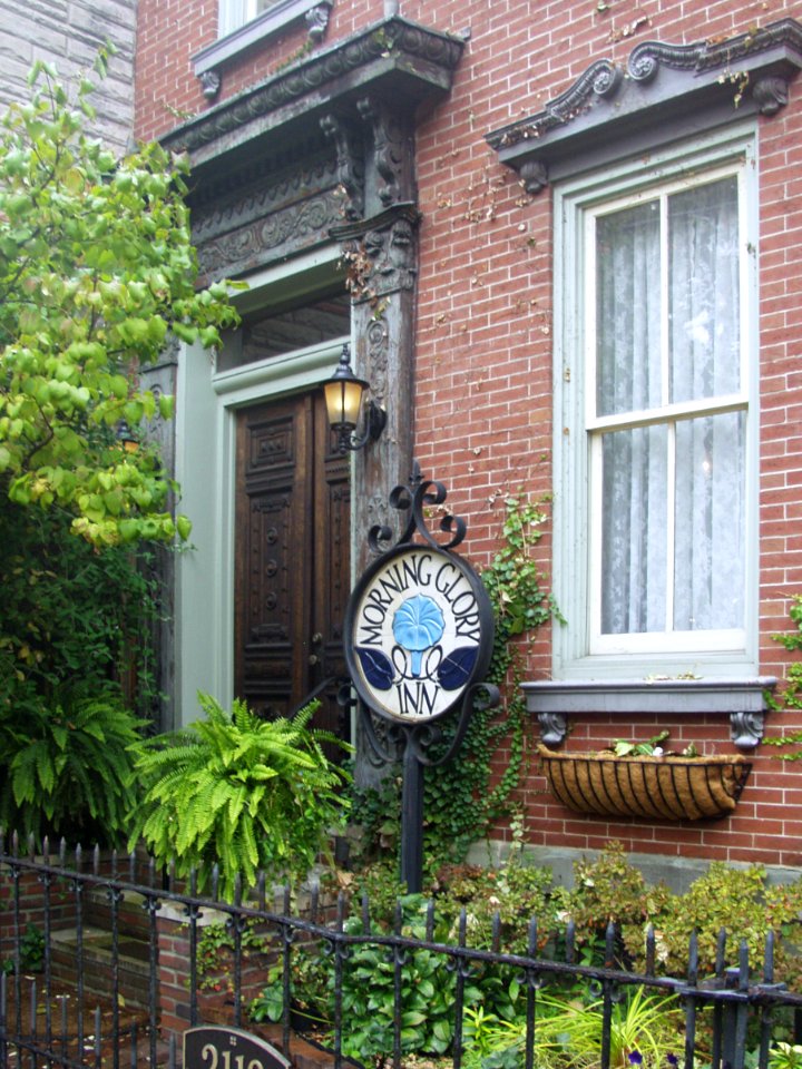 Front Door, Morning Glory Inn, South Side, Pittsburgh, 2019-10-12