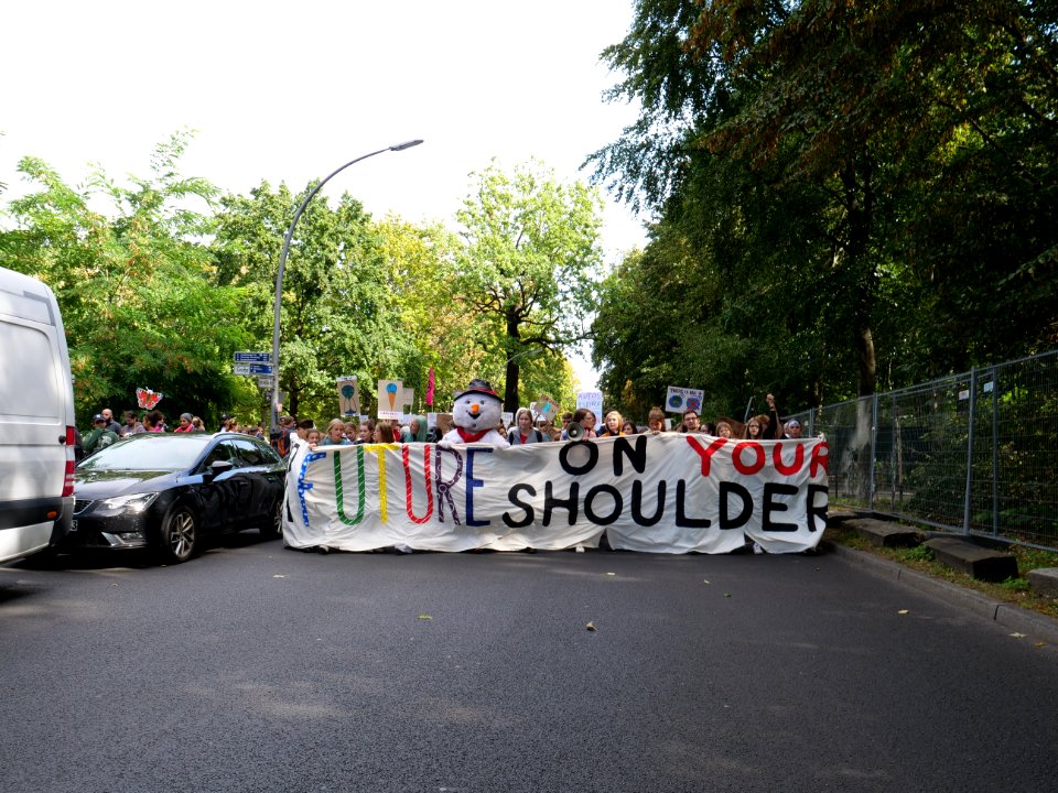 Front of the 3rd Global Climate Strike Berlin FridaysForFuture demonstration 77