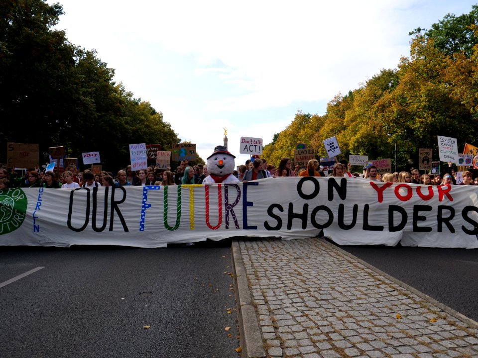 Front of the 3rd Global Climate Strike Berlin FridaysForFuture demonstration 107