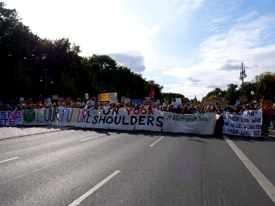 Front of the 3rd Global Climate Strike Berlin FridaysForFuture demonstration 116