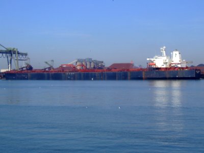 Front Climber - IMO 8906896 - Callsign S6MZ - photo5, Mississippi harbour, Port of Rotterdam, Holland 15-Apr-2007
