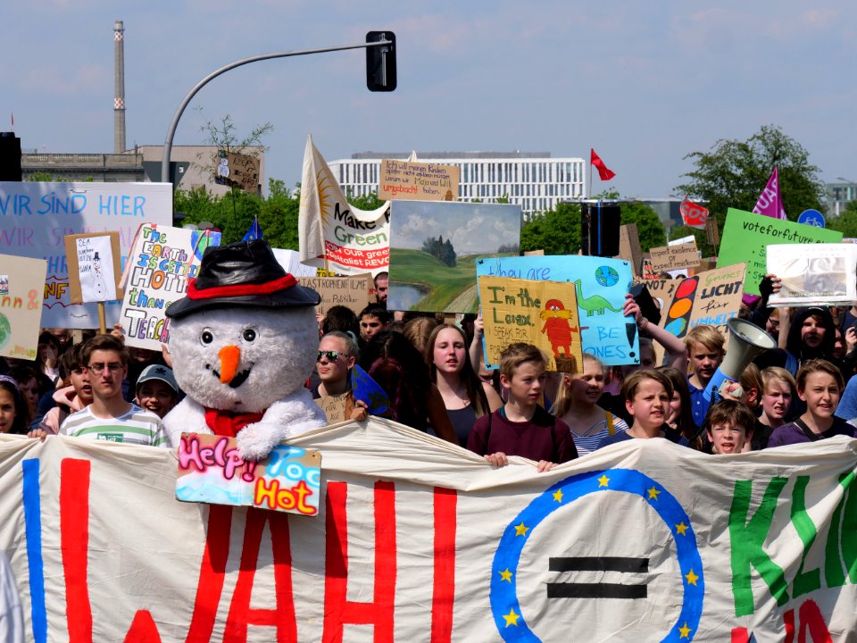 Front of the FridaysForFuture protest Berlin 24-05-2019 127