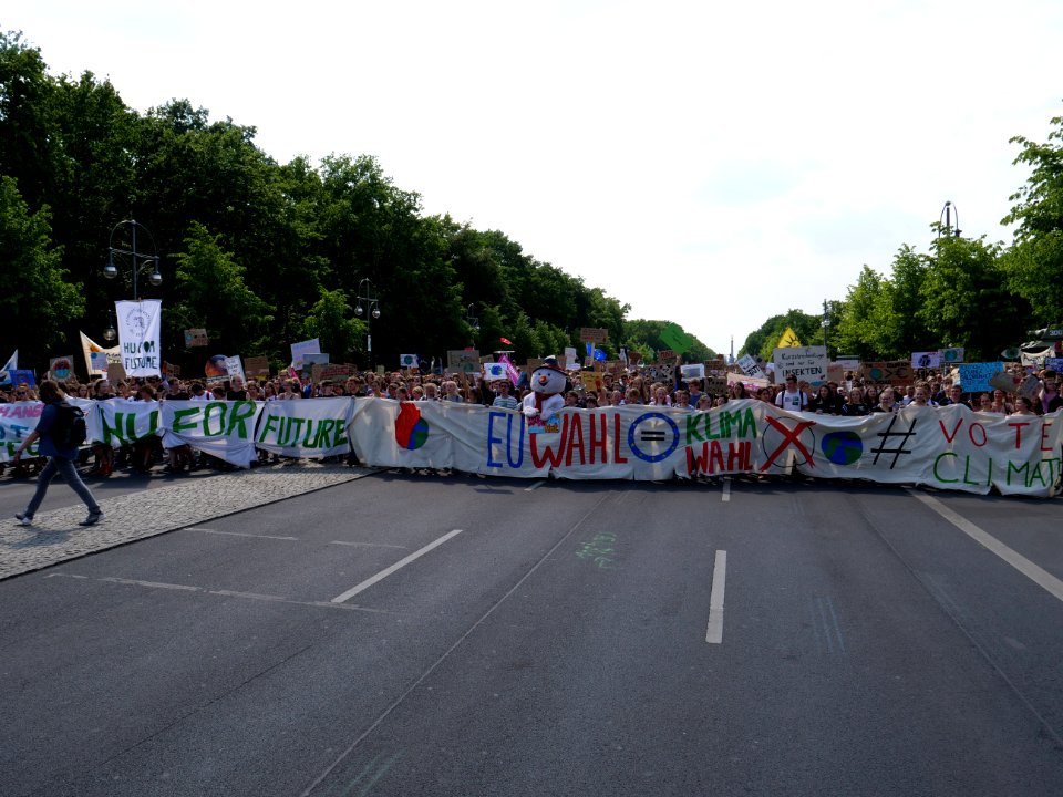 Front of the FridaysForFuture protest Berlin 24-05-2019 141