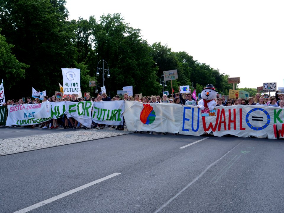 Front of the FridaysForFuture protest Berlin 24-05-2019 140
