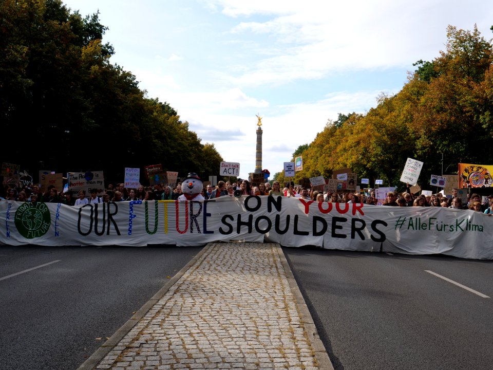 Front of the 3rd Global Climate Strike Berlin FridaysForFuture demonstration 109