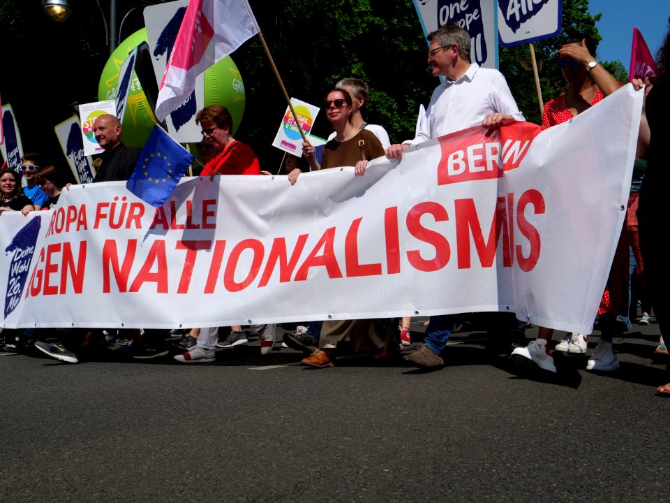 Front of the 1Europafüralle demonstration Berlin 44
