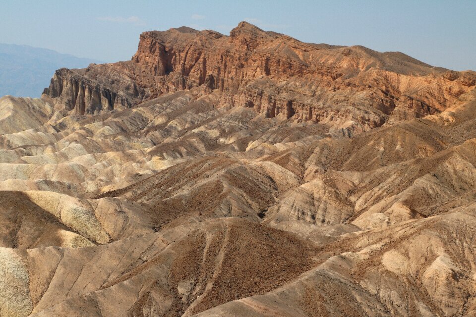 Landscape vista brown death
