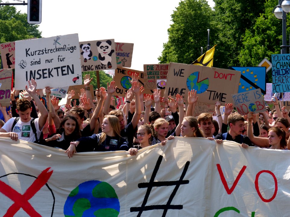 Front of the FridaysForFuture protest Berlin 24-05-2019 135