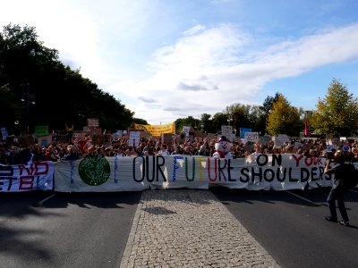 Front of the 3rd Global Climate Strike Berlin FridaysForFuture demonstration 121