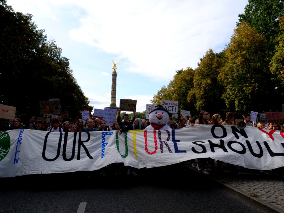 Front of the 3rd Global Climate Strike Berlin FridaysForFuture demonstration 102