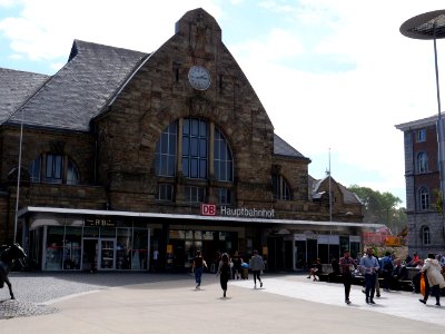 Front of Aachen Hauptbahnhof