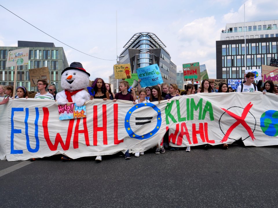Front of the FridaysForFuture protest Berlin 24-05-2019 101