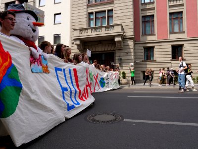 Front of the FridaysForFuture protest Berlin 24-05-2019 38
