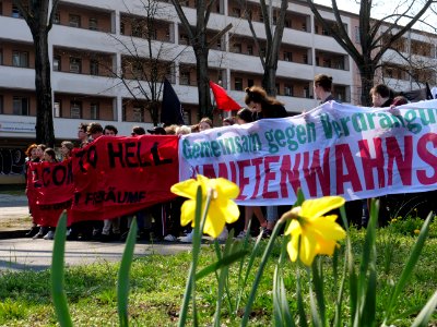 Front of the Mietenwahnsinn demonstration in Berlin 06-04-2019 23