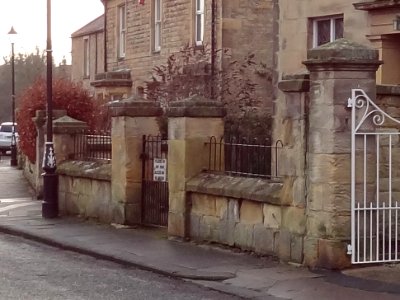 Front Wall And Gate Piers To United Reformed Church