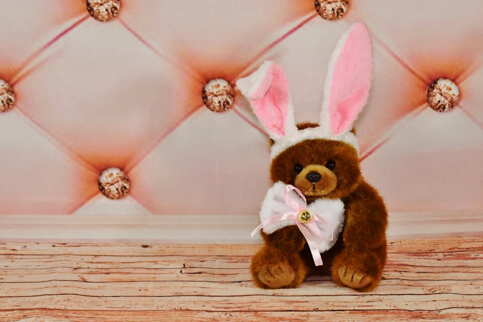 Soft toy funny dressed up