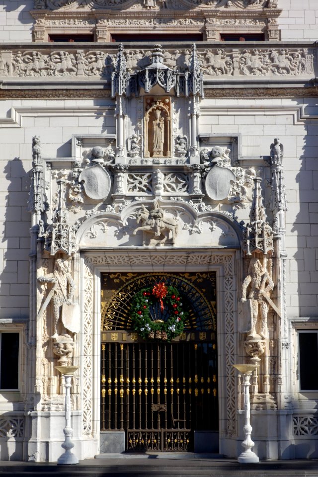 Front facade - Casa Grande (Hearst Castle) - DSC06596