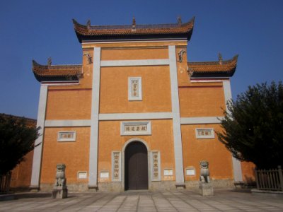 Frontal View of the shanmen of Miyin Temple, 12 February 2018, 02