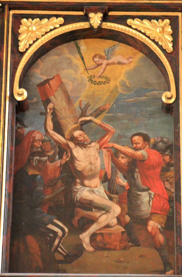 Friesach - Pfarrkirche - Hochaltar - Hl Bartholomäus