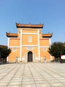 Frontal View of the shanmen of Miyin Temple, 12 February 2018, 03