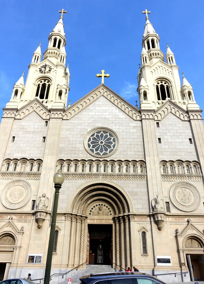 Front facade - Saints Peter and Paul Catholic Church - San Francisco, CA - DSC02576