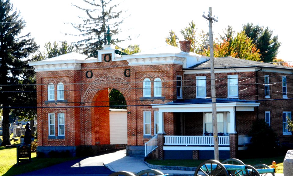 Front Evergreen Cemetery Gatehouse Gettysburg PA