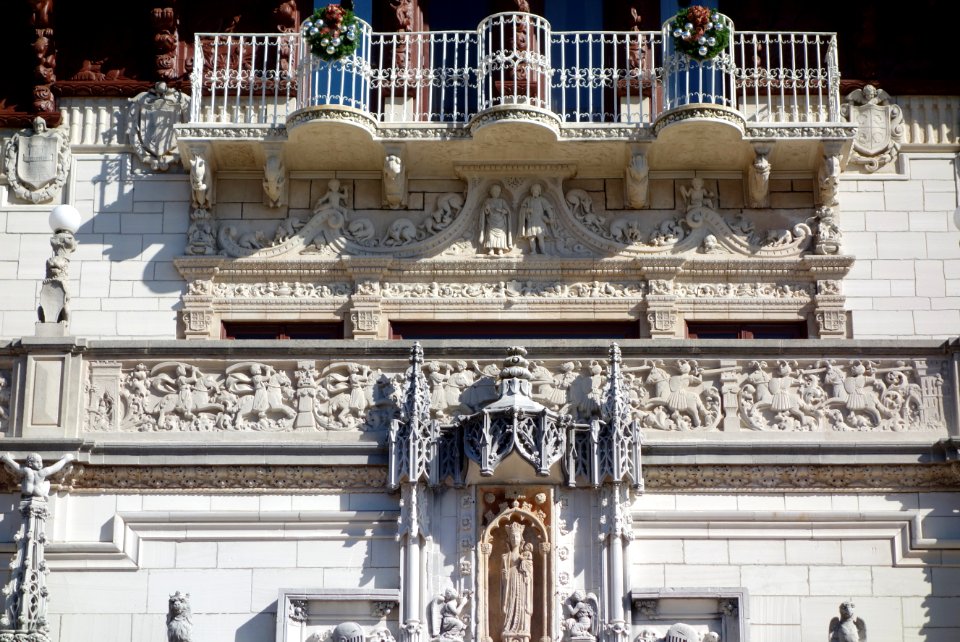 Front facade - Casa Grande (Hearst Castle) - DSC06600