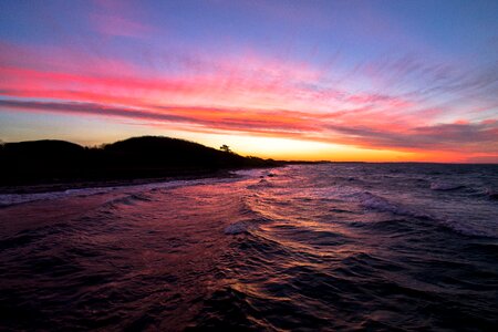 Landscape sea denmark photo