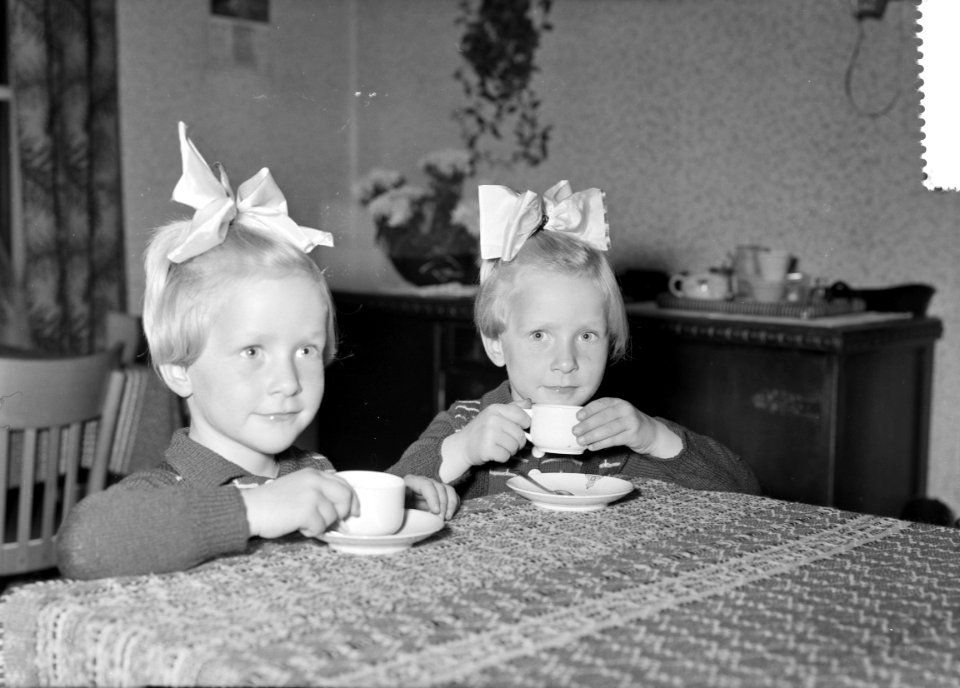 Friese ex Siamese tweeling Folkje en Tjitske de Vries 4 jaar, Bestanddeelnr 909-0899