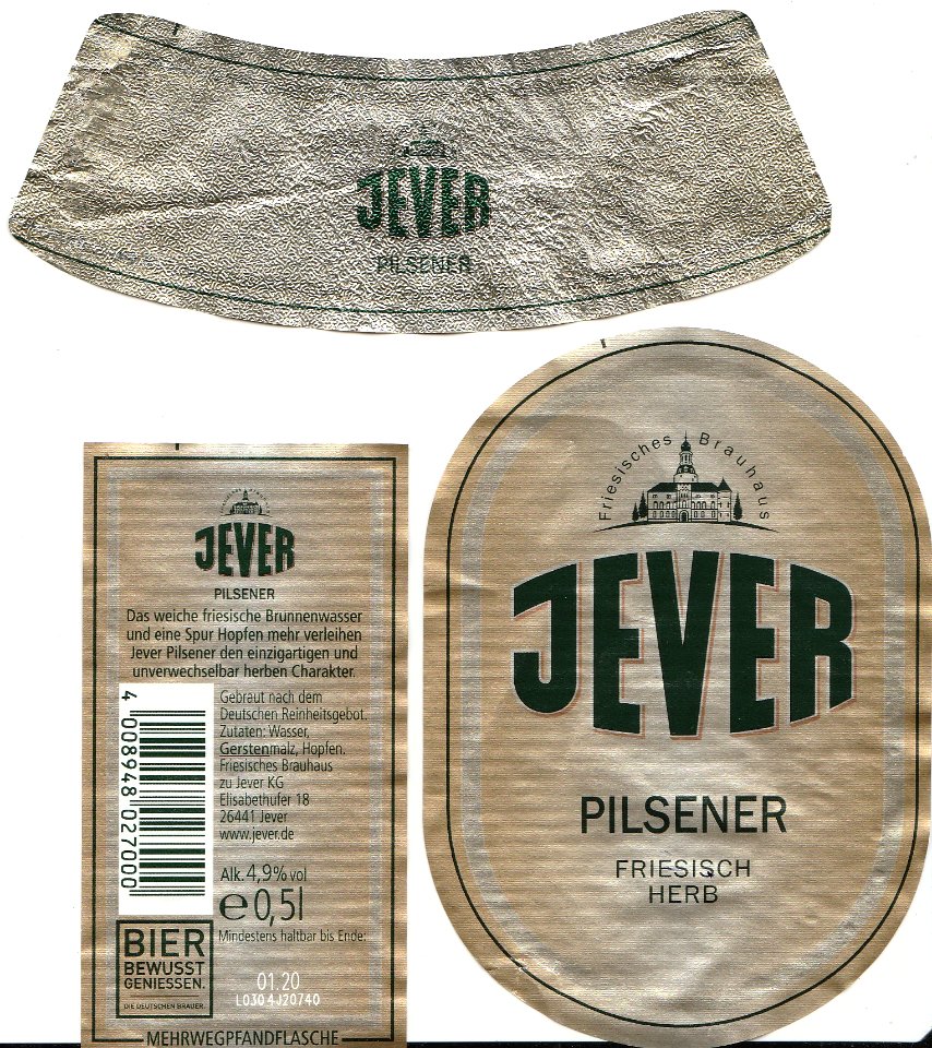 Friesisches Brauhaus zu Jever - Jever Pilsener