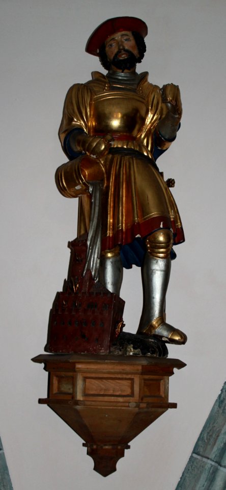 Friesach - Deutschordenskirche - Empore - Hl Florian