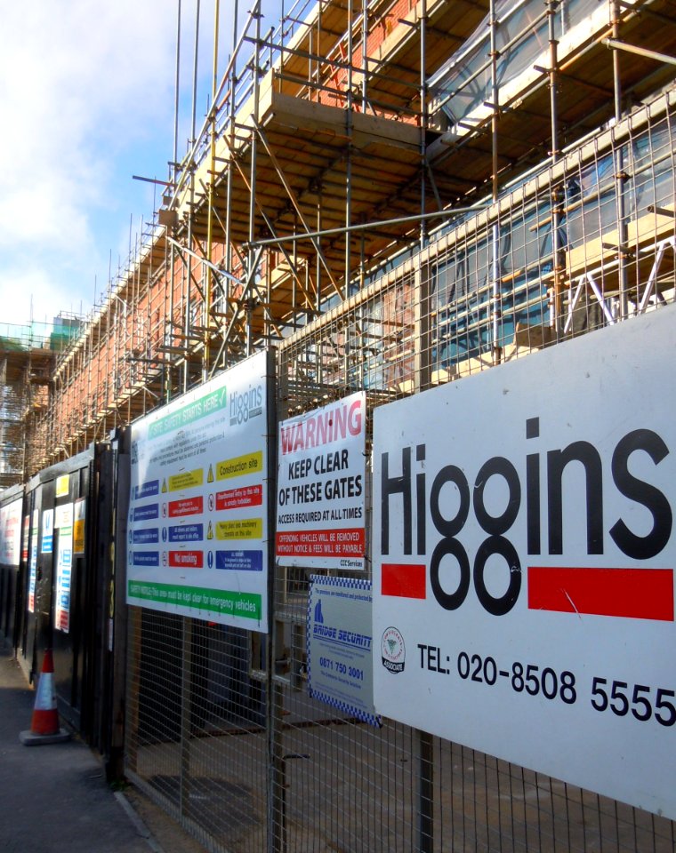 Friese Greene House, Portland Road, Aldrington (October 2014, under construction) (1)
