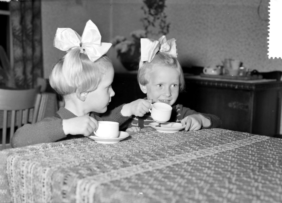 Friese ex-Siamese tweeling Folkje en Tjitske de Vries 4 jaar, Bestanddeelnr 909-0901