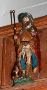 Friesach - Deutschordenskirche - Empore - Hl Rochus
