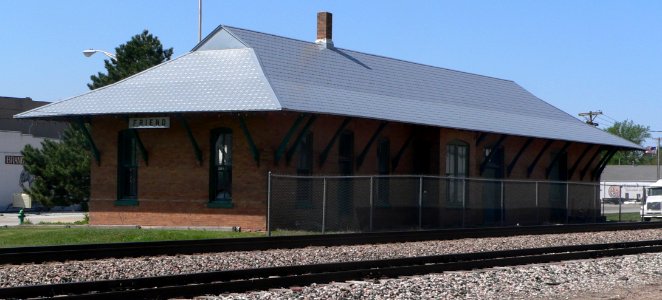 Friend, Nebraska RR depot 3