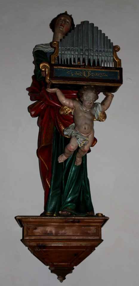 Friesach - Deutschordenskirche - Hl Cecilia