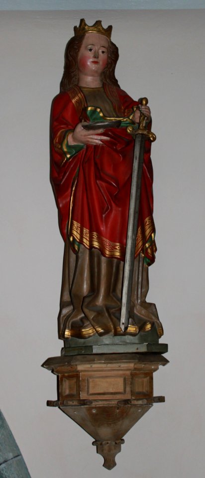 Friesach - Deutschordenskirche - Empore - Hl Lucia