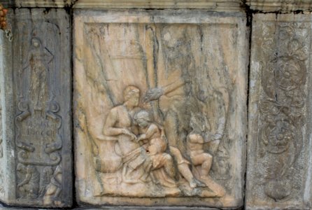 Friesach - Keutschacher Brunnen - Leda, Kastor und Pollux