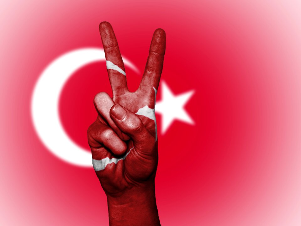 Hand nation background
