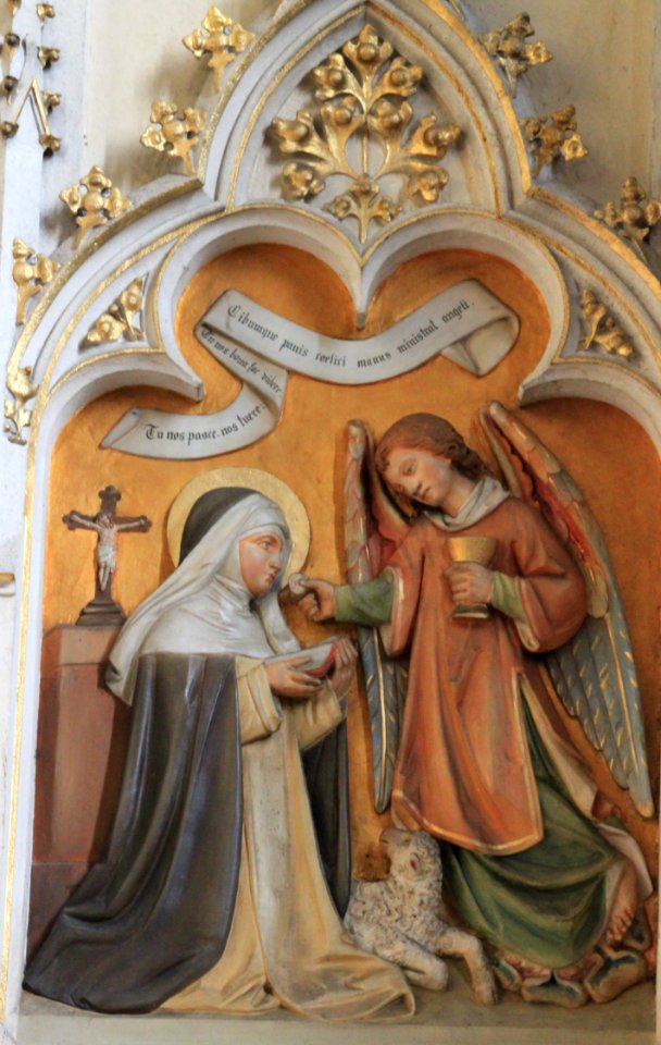 Friesach - Dominikanerkirche - Hochaltar - Hl Agnes von Montepulciano