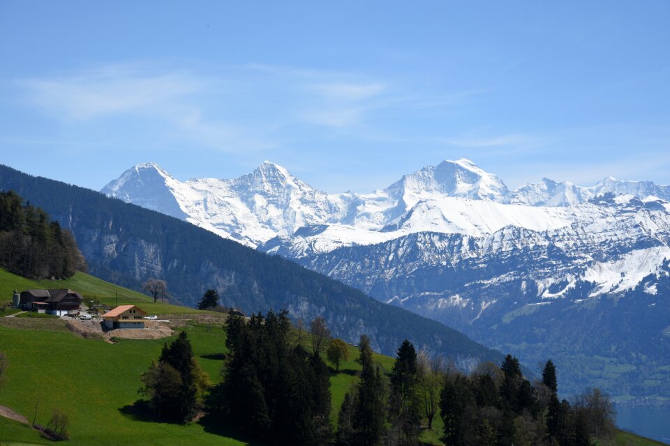 Switzerland alpine mountains