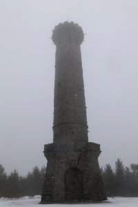 Friedrichsturm Badener Höhe with snow 2020-03-10 15