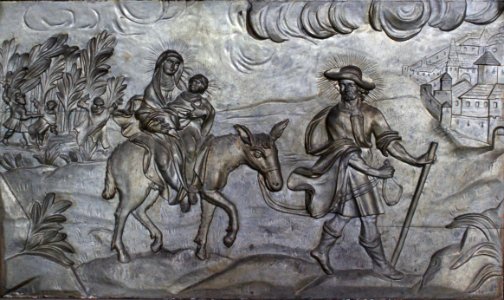 Friesach - Dominikanerkirche - Vesperbildaltar - Flucht nach Ägypten
